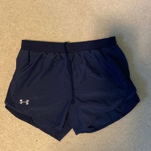 navy under armour shorts